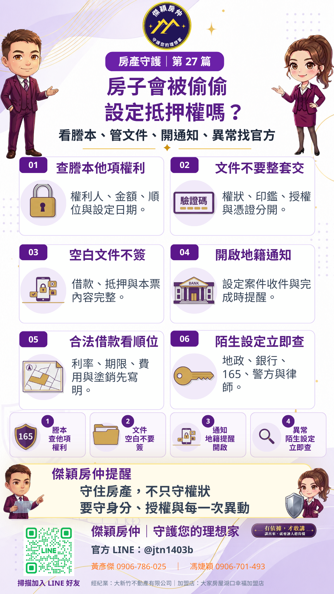 房屋冒名抵押權的謄本、文件、通知、借款順位與異常查證六項圖解